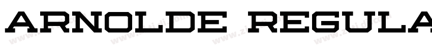 Arnolde Regular字体转换 Arnolde Regular字体转换